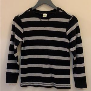 Crazy 8 Black and Grey Long  Sleeves